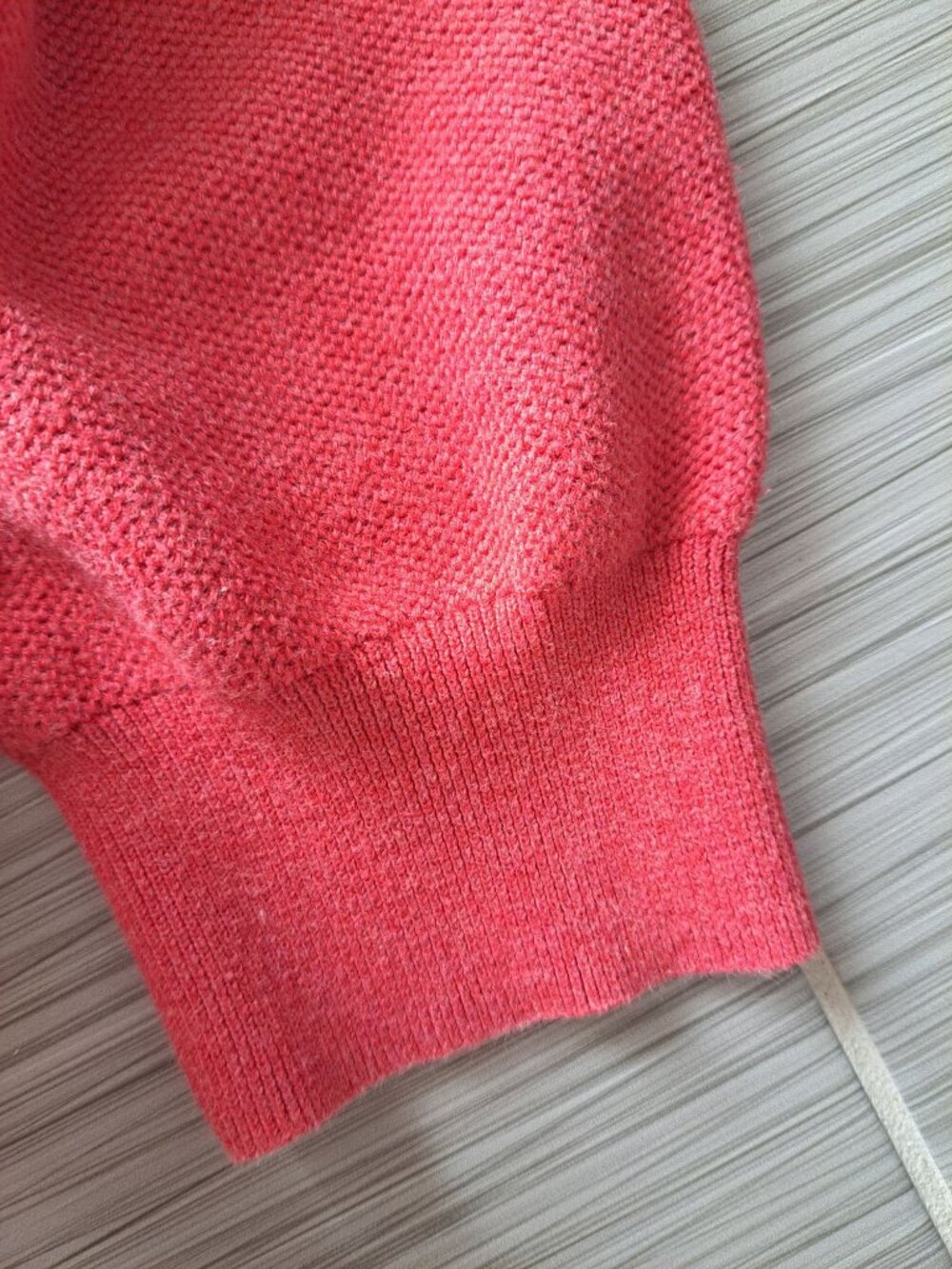 Lot 2 Polo Ralph Lauren Mens XXL Pima Cotton Quarter-Zip Sweaters Beige Salmon - Picture 6 of 9